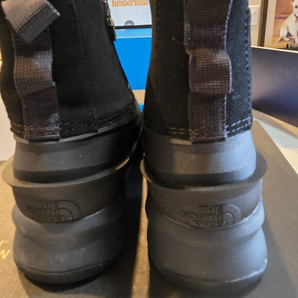 The North Face Mens Chilkat V Zip Waterproof TNF Black Grey Snow Boots SZ 10 NEW - Picture 8 of 14